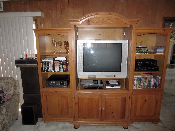 Beautiful maple wall unit