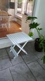 Folding side table