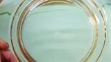 Heisey Yellow Sahara Empress Square Salad Plates (8)