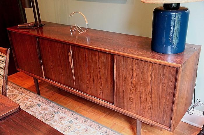 Danish Modern rosewood credenza