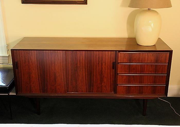 Horsnaes Danish Modern rosewood dresser (could be used in any room in the house)