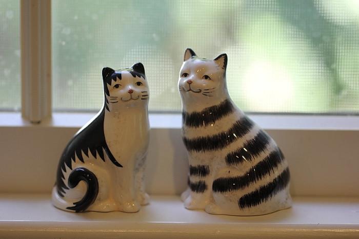 cat salt and pepper shakers