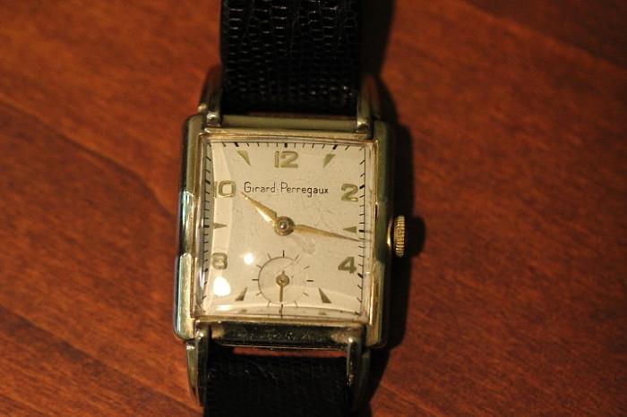 vintage Gerard Perregaux gold-filled wristwatch