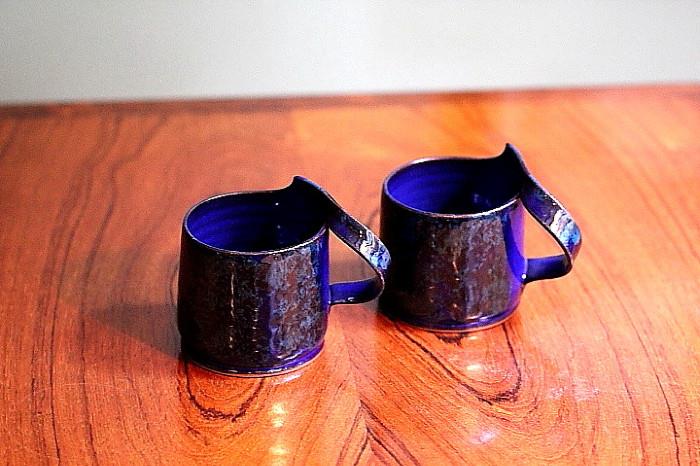 beautiful pottery cups