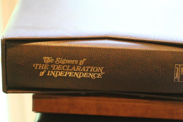 Signers of the Declaration of Independence first day cover collection