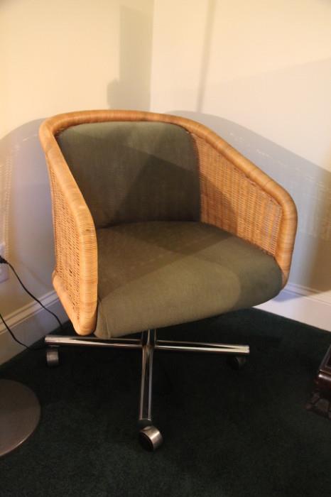 Pair of Chromcraft office chairs from 1960s - 1970s