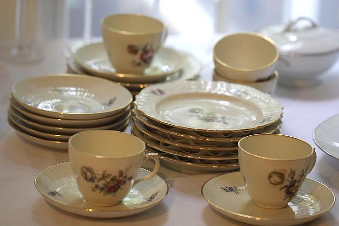 Royal Copenhagen floral china set