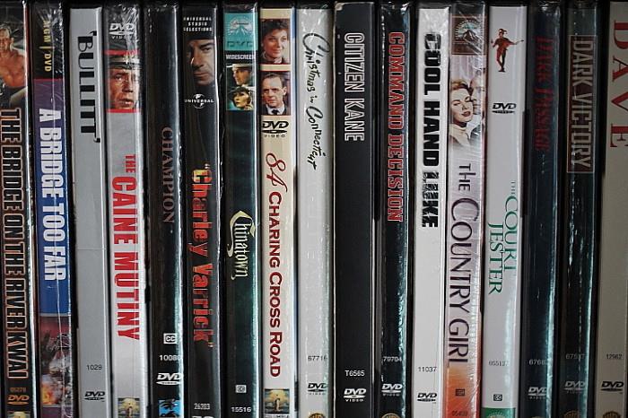 lots of dvds
