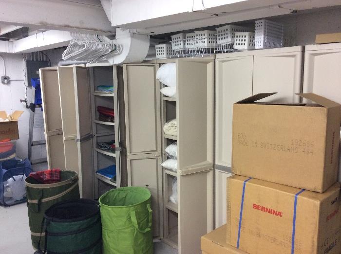 Yes, boxed Berninas! LOVE it! Oh yea, amazing storage cabinets!