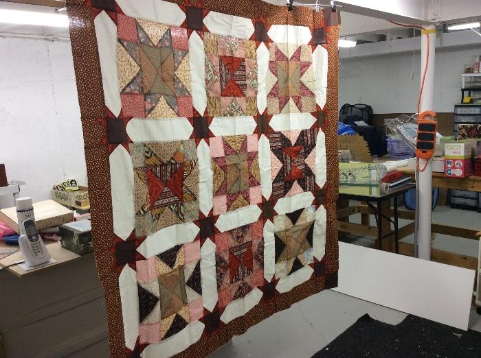 Amazingly beautiful quilt top- just waiting for your talent to finish it!