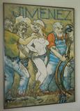 'At Adeliza's Candy Store' Original Litho by Luiz Jimenez, signed, 7/40