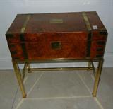 Late-19th. C. English Lap-Desk on a later Stand.