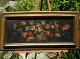 This Wonderful Floral is from the 16th. C. and n an Original Frame.