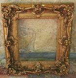 Very Fine Antique Carved Gilt Frame