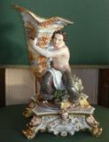 Another Magnificent Antique Trumpet Vase, most likely Meissen (unsigned).