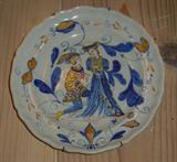 Antique Majolica Plate