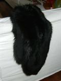 Ladies Genuine Black Fox Wrap.