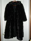 Ladies Genuine Black Sable Coat.