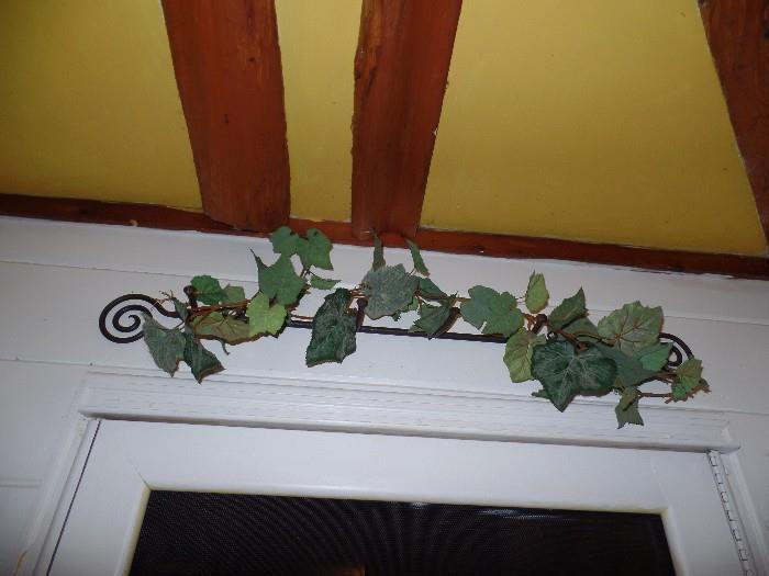 Wrought iron cup rack