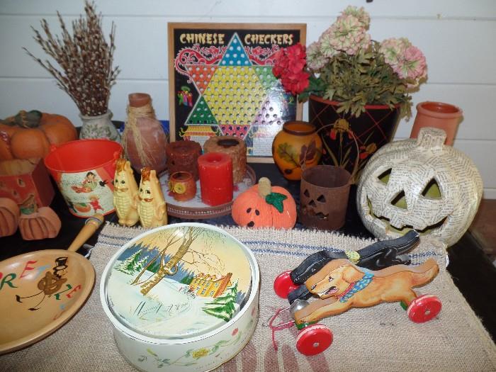 Lots of wonderful fall and Halloween items