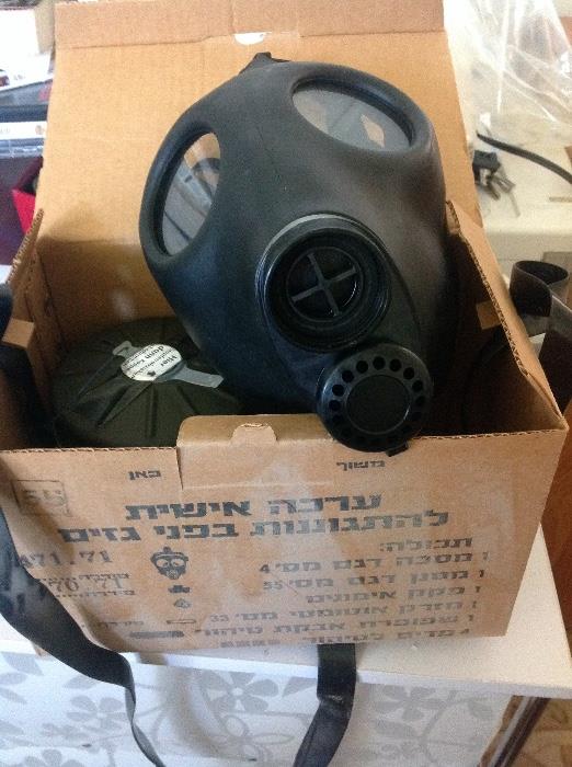 NATO issue gas masks. New in box
