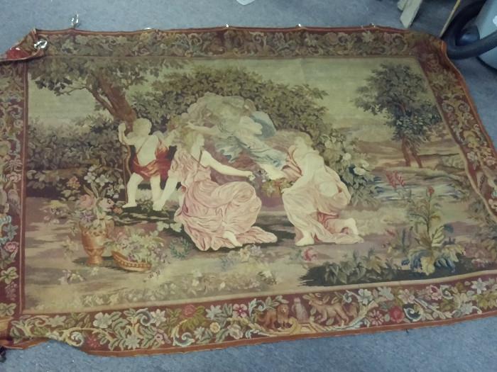hand stitched rug/tapestry