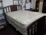 metal bed and mattress set