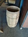 wooden nail keg