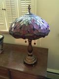 Slag Glass Lamp