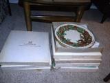 Lenox Christmas plates