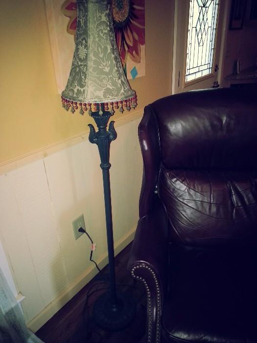 decorative floor lamp. Many of the lamps offered at this sale came from Ballards Designs. Also a lot of the accessories we'll have to offer came from Ballards