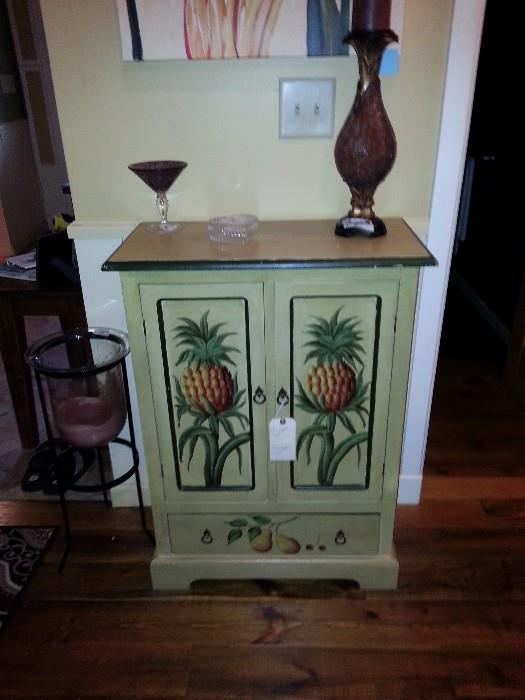 Small pineapple chest from Ballards Designs.