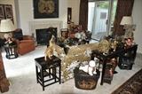 Stunning living room overflowing with beautiful items!