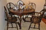 Vintage Nichols and Stone dining table and chair set