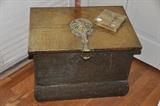 Solid brass antique ice chest