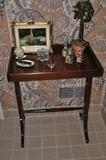 Vintage mahogany butlers table
