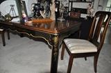 Amazing vintage Kindel Dining table with 3 leaves