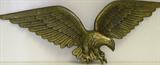 Brass eagle wall plaque