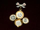 Coro locket (Pegasus mark), interior shot