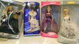 Barbie-Holiday 2004, Enchanted Evening 80's remake, Sparkle Beauty and Wedding Day.