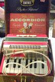 Emanee toy accordion-1950's.