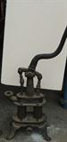 Antique cast iron pump, signed "Rumsey, Seneca Falls, NY".