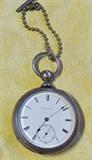 Hamilton coin silver pocket watch, c. 1902. These watches were manufactured nearby in PA, and advertised as being "railroad accurate".