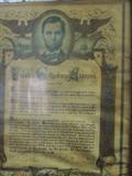 Lithograph of Lincoln's Gettysburg Address.