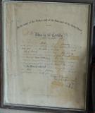 1865 Civil War era marriage certificate, NJ.