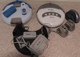 Roomba and Scooba robotic floor cleaning units, with virtual walls, home base, etc.