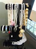 Selection from jewelry, rhinestone, freshwater pearl, Anne Klein, Mexican sterling, Italian sterling, enameled, chains, everyday watches, more.