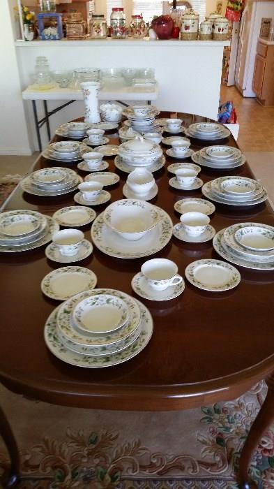 Rare and Stunning Embassy China Set Service for 12- Made in USA