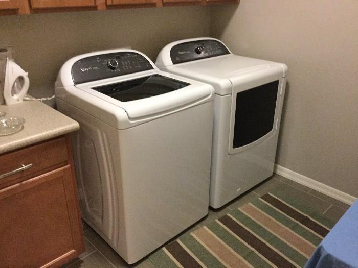 Whirlpool Cabrio Platinum Washer & GAS Dryer (1 yr. old)