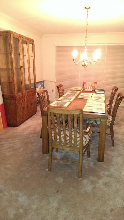 Dining room set (sideboard included but not shown here). Bring a truck.